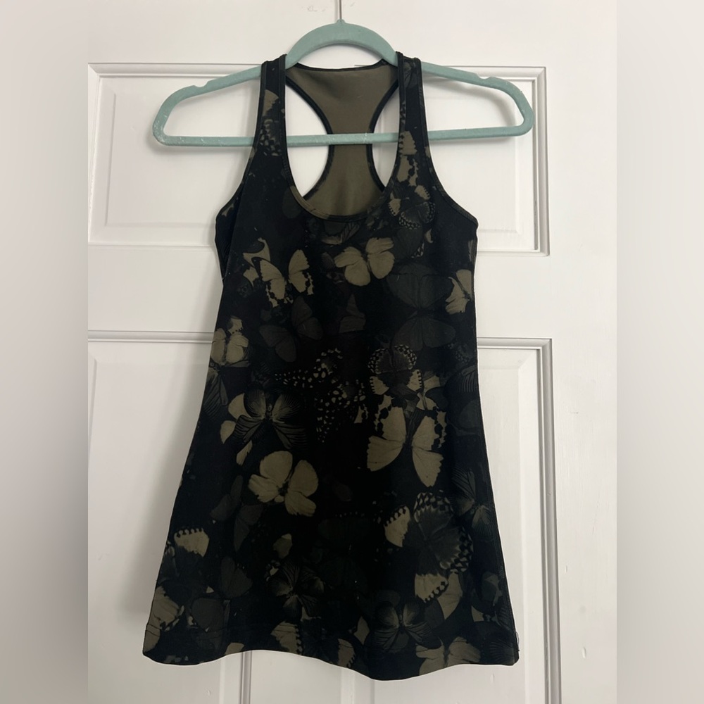 Lululemon Cool Racerback in Biggie So Fly Butterfly Fatigue Green